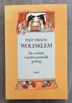 [Evolutie] Piet Vroon PB Wolfsklem Evolutie menselijk gedrag, Ophalen of Verzenden, Gelezen, Natuurwetenschap