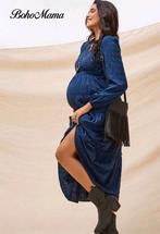 Zwangerschapsjurk, bohemia. Blauw, Maat 38/40 (M), Blauw, Nieuw, Ophalen of Verzenden