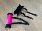 Scheenbeschermers roze/zwart voor kleine kinderen, Sport en Fitness, Hockey, Ophalen, Zo goed als nieuw, Overige typen