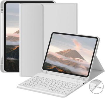 iPad Pro 11" Toetsenbordhoes - QWERTZ Duits, Faux Leren Hoes beschikbaar voor biedingen