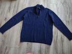 Prachtige donkerblauwe wollen trui van Woolmark, maat M., Kleding | Heren, Ophalen of Verzenden, Onb, Woolmark, Maat 48/50 (M)