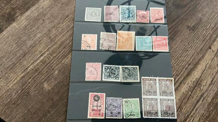 #46 Kleine verzameling Staten India, Postzegels en Munten, Postzegels | Volle albums en Verzamelingen, Buitenland, Ophalen of Verzenden