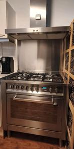 Ariston Hotpoint 5-pits gasfornuis vrijstaand met oven, Witgoed en Apparatuur, Fornuizen, Ophalen, Gebruikt, 60 cm of meer, Energieklasse A of zuiniger