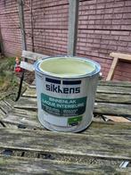 2L Sikkens binnenlak - Mat grijsgroen, Minder dan 5 liter, Ophalen of Verzenden, Zo goed als nieuw, Verf