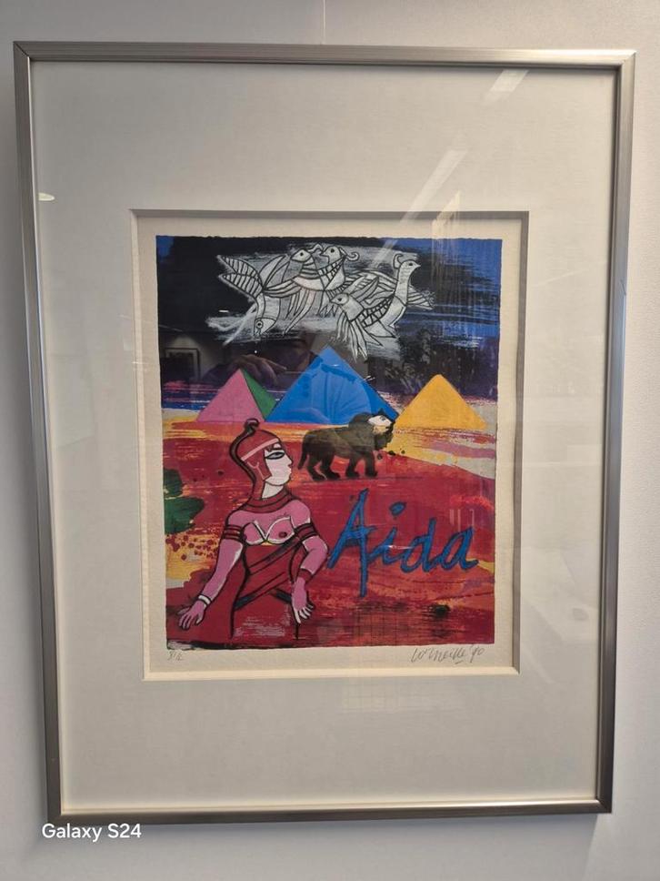 Corneille - Aïda, Antiek en Kunst, Kunst | Litho's en Zeefdrukken, Ophalen of Verzenden