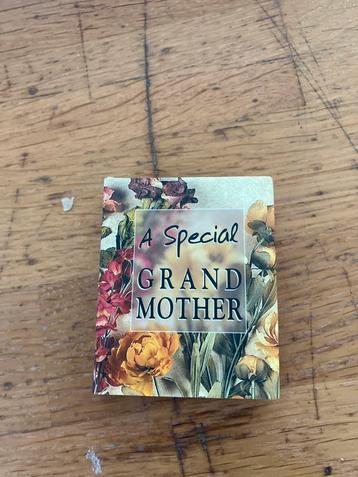 Speciaal boek voor oma miniboekje cadeau beschikbaar voor biedingen