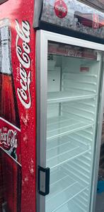 Coca cola Glasdeur koelkast in top staat, Witgoed en Apparatuur, Koelkasten en IJskasten, Ophalen, Zonder vriesvak, 200 liter of meer