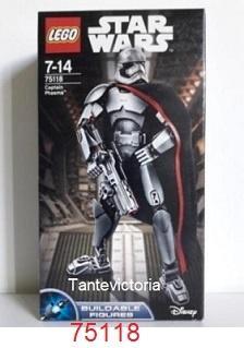 NIEUW Lego 75118 Captain Phasma Star Wars Buildable Figuur, Kinderen en Baby's, Speelgoed | Duplo en Lego, Nieuw, Lego, Complete set