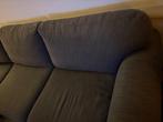 Bank met poef, Huis en Inrichting, Banken | Bankstellen, Ophalen, Driepersoons, 75 tot 100 cm, Zo goed als nieuw