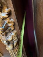 GESNEDEN EIKEN KAST / DRESSOIR, Ophalen, Gebruikt, 100 tot 150 cm, 25 tot 50 cm