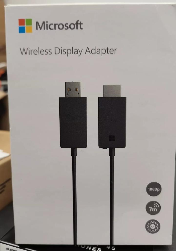 Microsoft Wireless display adapter 1733 draadloos presentere, Audio, Tv en Foto, Audiokabels en Televisiekabels, Zo goed als nieuw