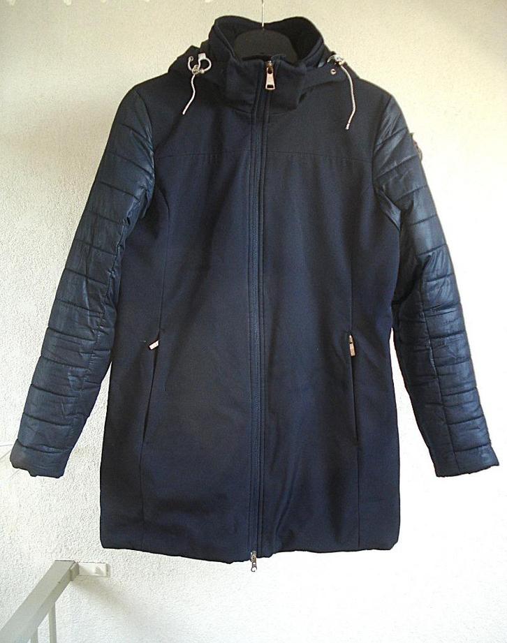 Luhta jas - winterjas - dames - maat 40 / maat L, Kleding | Dames, Jassen | Winter, Zo goed als nieuw, Maat 42/44 (L), Blauw, Ophalen of Verzenden