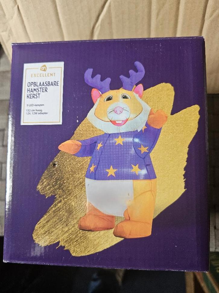 kerst hamster (opblaasbaar), Diversen, Kerst, Nieuw, Ophalen of Verzenden
