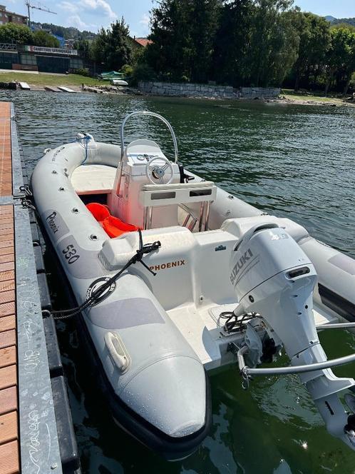 Silver Marine RIB 5.30m. Vrijwel nieuwe motor en trailer., Watersport en Boten, Rubberboten, Zo goed als nieuw, Overige merken