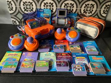 Vtech V-smile spelcomputers set met 22 games beschikbaar voor biedingen