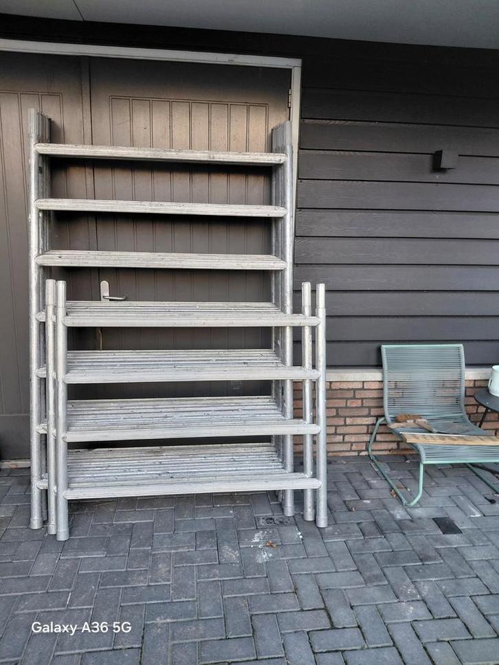 Rolsteiger steiger Alumexx 7,2mtr werk hoogte, Doe-het-zelf en Verbouw, Steigers, Rolsteiger of Kamersteiger, 5 meter of hoger