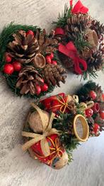 Vintage kleine kaarsen kransjes, Ophalen of Verzenden, Zo goed als nieuw