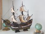 Gaaf antiek scheepsmodel 70cm x 70cm circa, Antiek en Kunst, Ophalen