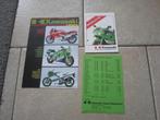 Kawasaki o.a. ZXR 750 / KR-1 / Z 1300 folder 1989 plus extra, Motoren, Handleidingen en Instructieboekjes, Kawasaki