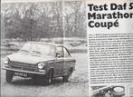 Roadtest DAF 55 Marathon Coupé, Autovisie 1971., Verzenden, Hans Veldhuis, Nieuw, Overige merken
