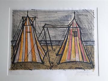 Bernard Buffet, Litho, "Tentes", Handgesigneerd, 18/75, 1967 beschikbaar voor biedingen