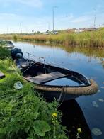 Sloep/vlet 6m, yamaha 8pk/4takt met stuurconsole, Watersport en Boten, Ophalen, Zo goed als nieuw, Tot 10 pk, Staal