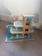 Little Dutch Houten Parkeergarage met Lift, Kinderen en Baby's, Speelgoed | Poppenhuizen, Ophalen of Verzenden, Zo goed als nieuw