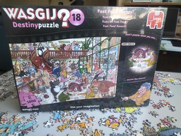 Wasgij Destiny puzzel nr. 18 'Fast food waanzin' *NIEUW* beschikbaar voor biedingen