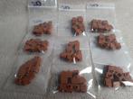 Lego losse onderdelen brick modified 1x1 bruin, Ophalen of Verzenden, Nieuw, Losse stenen, Lego