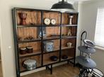 Industriële vintage vakkenkast - open kast - stijl Loods 5, Ophalen, Met plank(en), Loods 5, eclectisch, industrieel, vintage uitstraling