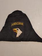 Airborne embleem  op stuk stof, Verzamelen, Ophalen of Verzenden, Landmacht, Nederland, Embleem of Badge