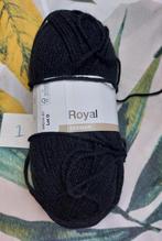1 bol wol zwart (Royal), Ophalen of Verzenden, Nieuw, Breien of Haken, Wol of Garen