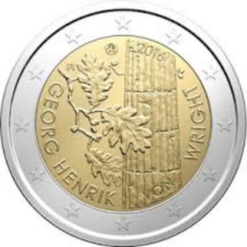 2 Euro Finland 2016 - Georg Henrik von Wright - UNC beschikbaar voor biedingen
