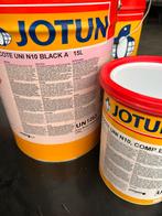 Jotun Jotacote Uni N10 Black, 15 ltr. A + 5 ltr. B, Zwart, Ophalen of Verzenden, 15 tot 20 liter, Verf