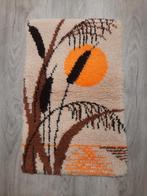 Vintage  handgemaakt wandkleed, Ophalen of Verzenden