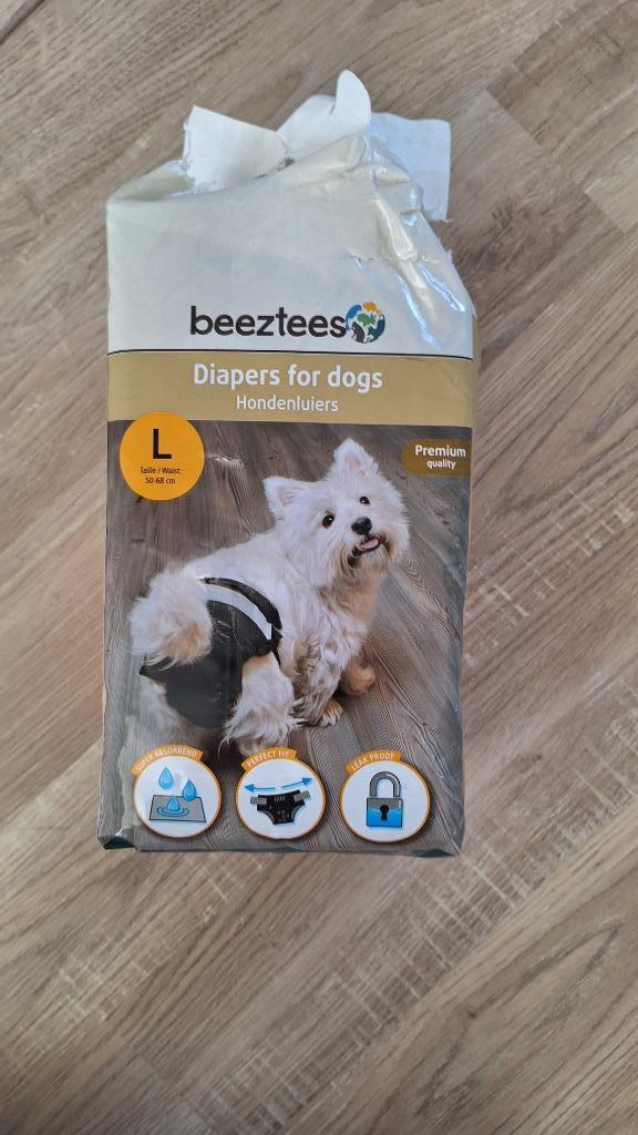 Beeztees - hondenluiers maat L, Dieren en Toebehoren, Honden-accessoires, Zo goed als nieuw, Ophalen