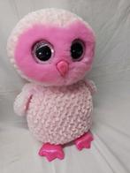 Ty Beanie Boo's Twiggy Owl Xl 42cm ROZE UIL, Ophalen of Verzenden, Zo goed als nieuw, Overige typen