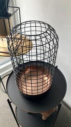 Industrieel windlicht, Ophalen of Verzenden, Zo goed als nieuw, Metaal, 25 tot 50 cm