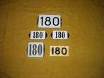 oud emaille huisnummer 180 ook 181 182 183 184 185 186 187 5, Ophalen of Verzenden