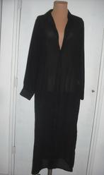 lange peignoir / mantel maat 40, Verzenden, Zwart, Nachtkleding