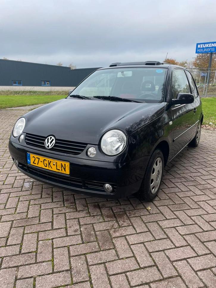 Volkswagen Lupo 1.4 55KW 2001 Zwart, Auto's, Volkswagen, Particulier, Benzine, C, Hatchback, Handgeschakeld, Origineel Nederlands