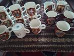 14 Villeroy en Boch, Douwe egberts kopjes/bekers, Ophalen of Verzenden