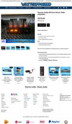 Dayton Audio HTA100 Stereo Buizen versterker, Versterker, ., Ophalen of Verzenden, Dayton Audio