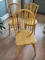 Set van 7 houten stoelen (gratis), Huis en Inrichting, Stoelen, Ophalen, Gebruikt, Overige kleuren, Vijf, Zes of meer stoelen