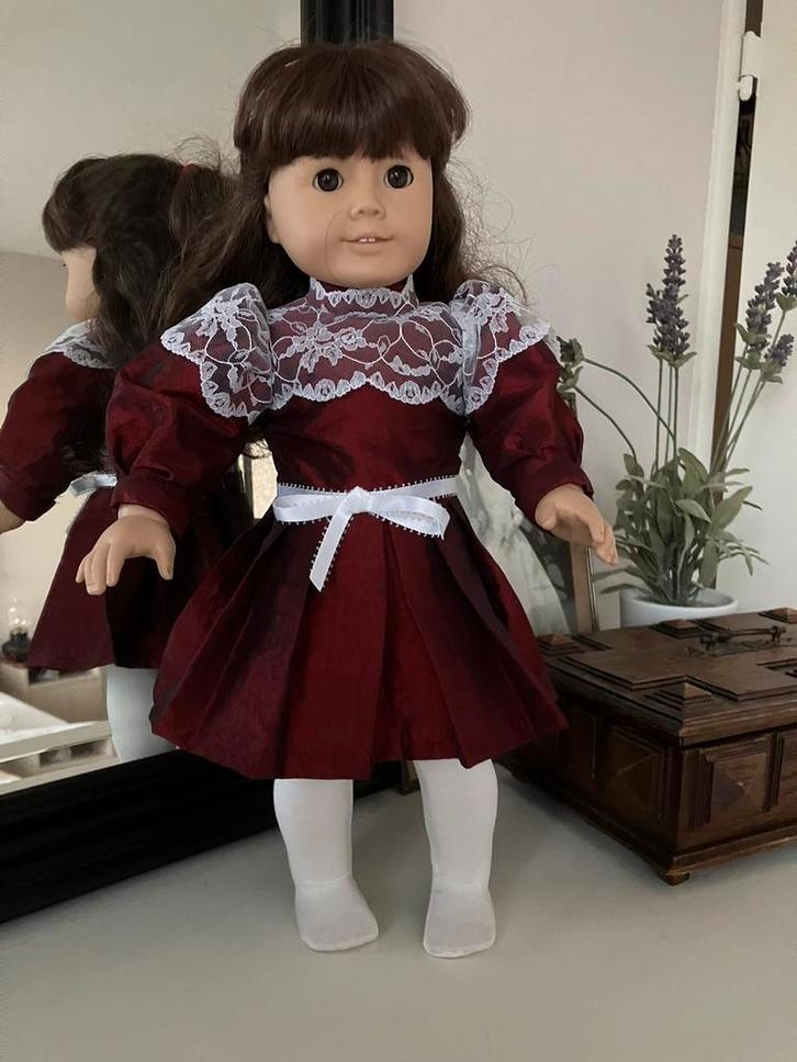Kerstjurk voor American Girl Doll, Verzamelen, Poppen, Nieuw, Kleertjes, Ophalen of Verzenden