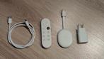 Google Chromecast met Google TV (4K) Wit, Audio, Tv en Foto, Mediaspelers, Ophalen of Verzenden, Zo goed als nieuw, HDMI, Zonder harde schijf