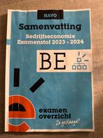 Samenvatting Bedrijfseconomie HAVO 2023-2024, Gelezen, Ophalen of Verzenden, ExamenOverzicht, Gamma