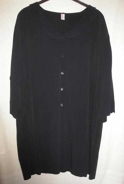 Blouse / tuniek zwart maat 52, Kleding | Dames, Grote Maten, Zo goed als nieuw, Blouse of Tuniek, Zwart, Verzenden