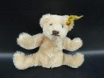 Steiff miniatuur beertje knopje en vaantje, Verzamelen, Beren en Cherished Teddies, Ophalen of Verzenden, Zo goed als nieuw, Stoffen beer
