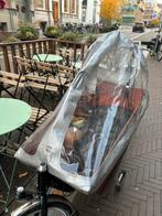 Regenkap Bakfiets Cargo Long, Fietsen en Brommers, Fietsen | Bakfietsen, Opvouwbaar, Zo goed als nieuw, 2 kinderen, Ophalen